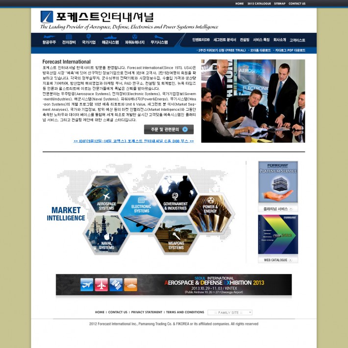 Forecast International Website Development