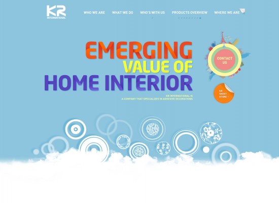 KR International Brand Website Development